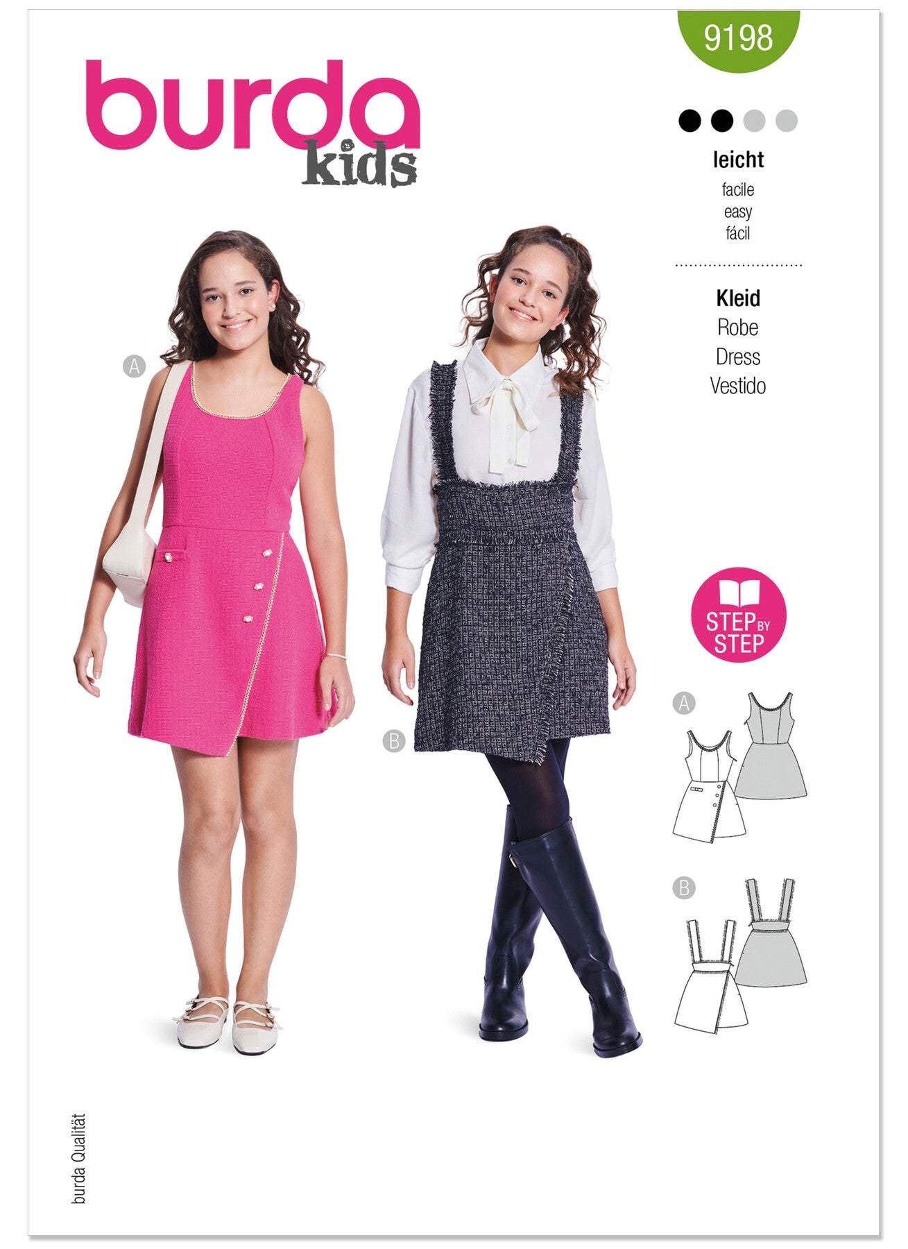 Burda - 9198 Children's Dress and Skirt