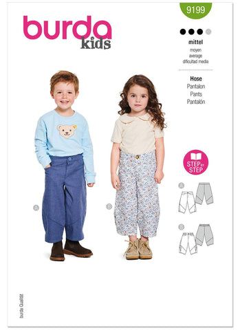 Burda - 9199 Children's Trousers