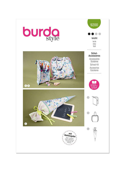 Burda - 9200 School Accessories