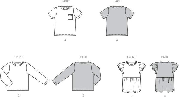 Burda - 9205 Toddlers' T-Shirt