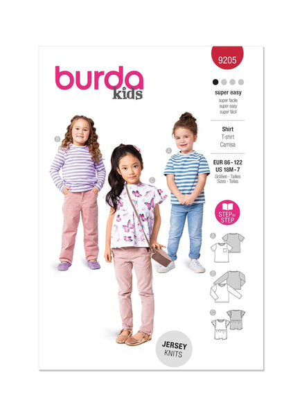 Burda - 9205 Toddlers' T-Shirt