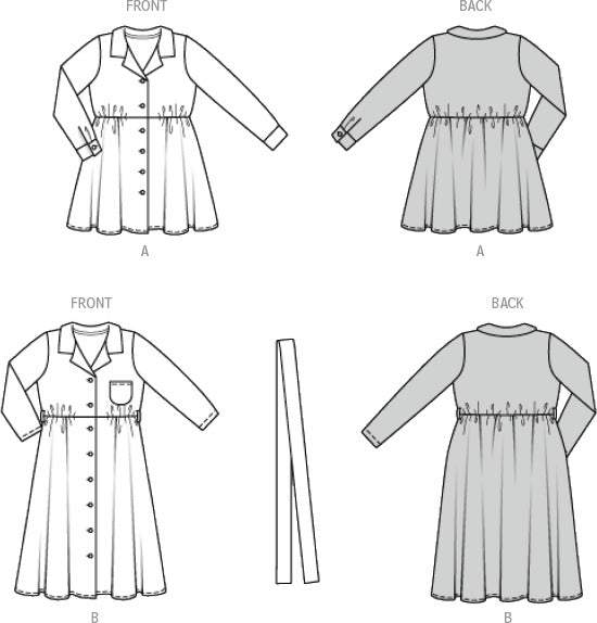 Burda - 9206 Children's Dresses