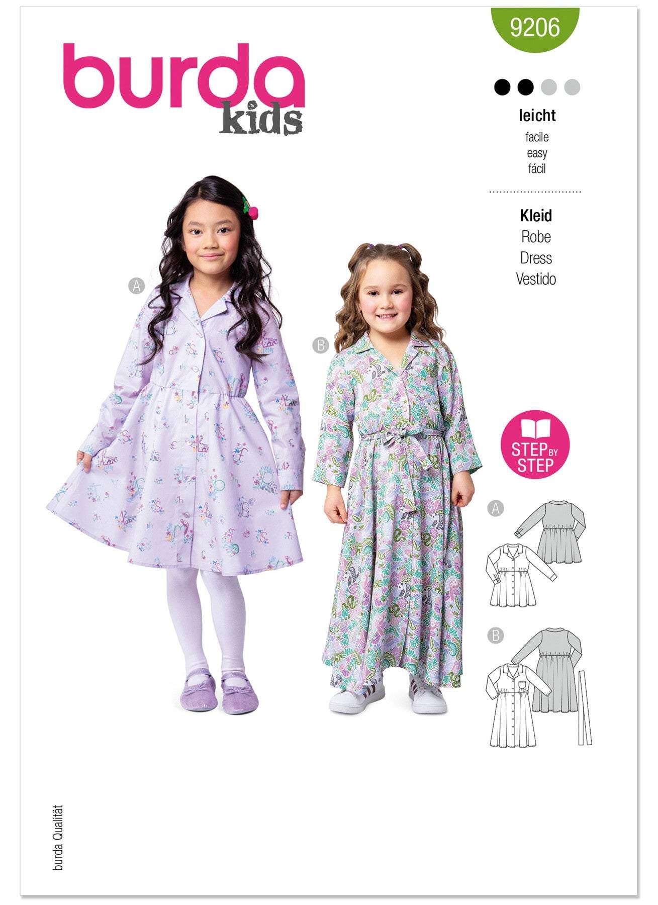 Burda - 9206 Children's Dresses