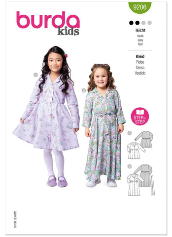 Burda - 9206 Children's Dresses