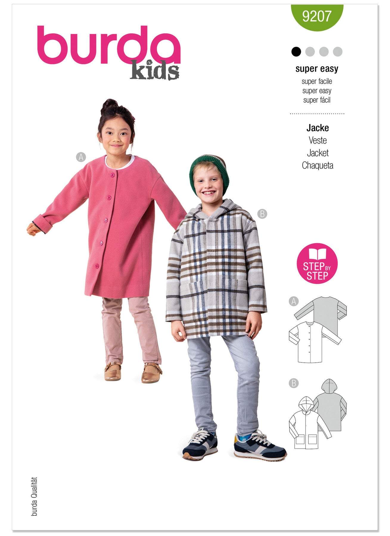 Burda - 9207 Children's Coats