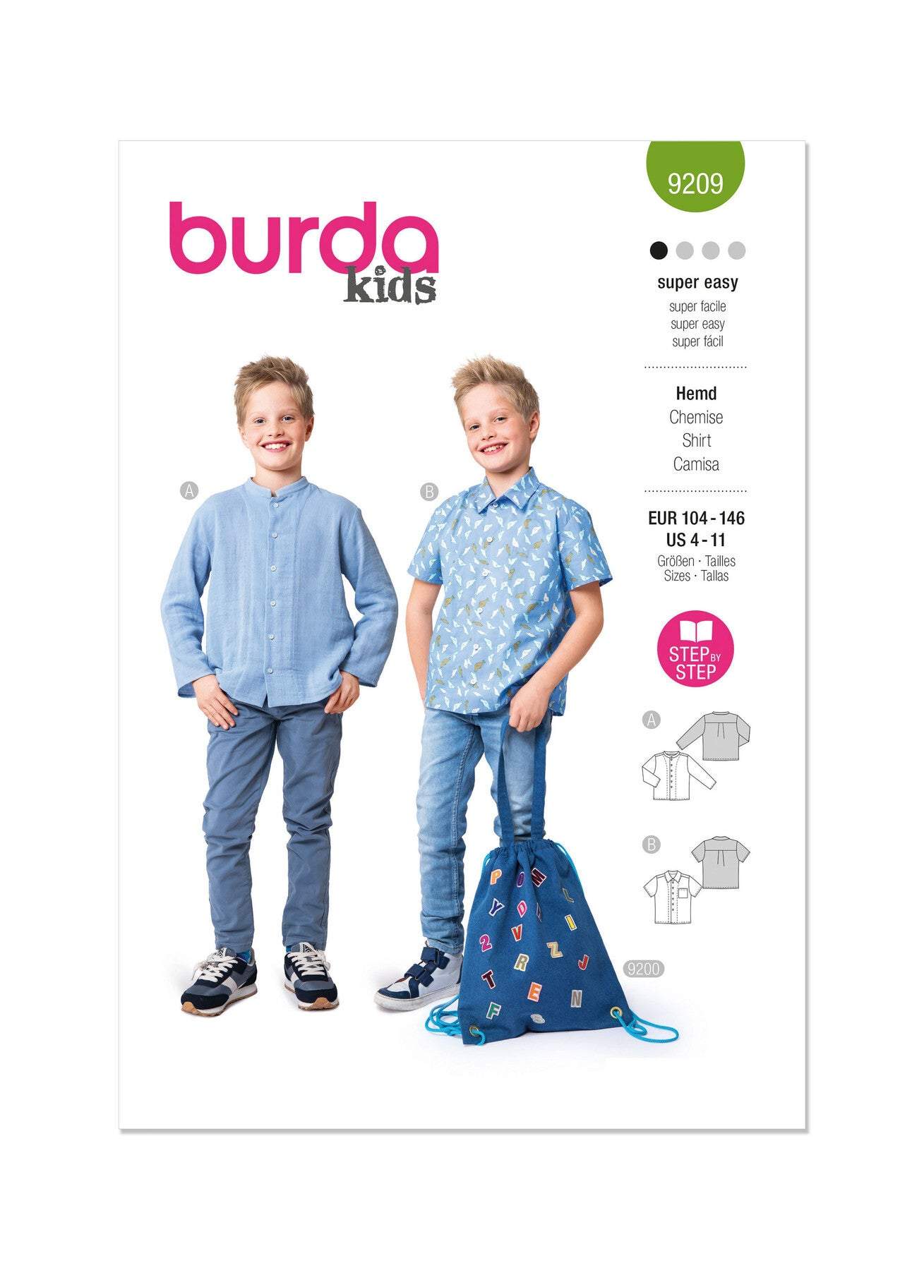 Burda - 9209 Children's Shirt