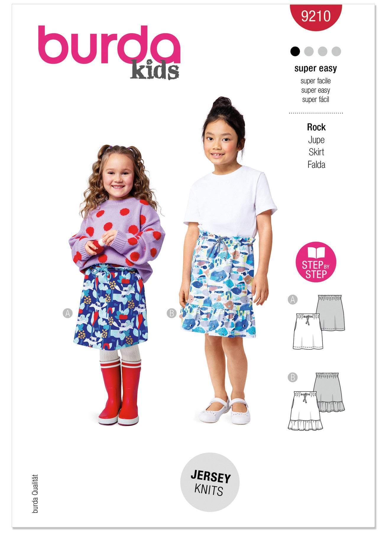 Burda - 9210 Children's Skirts