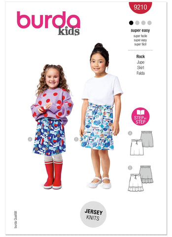 Burda - 9210 Children's Skirts