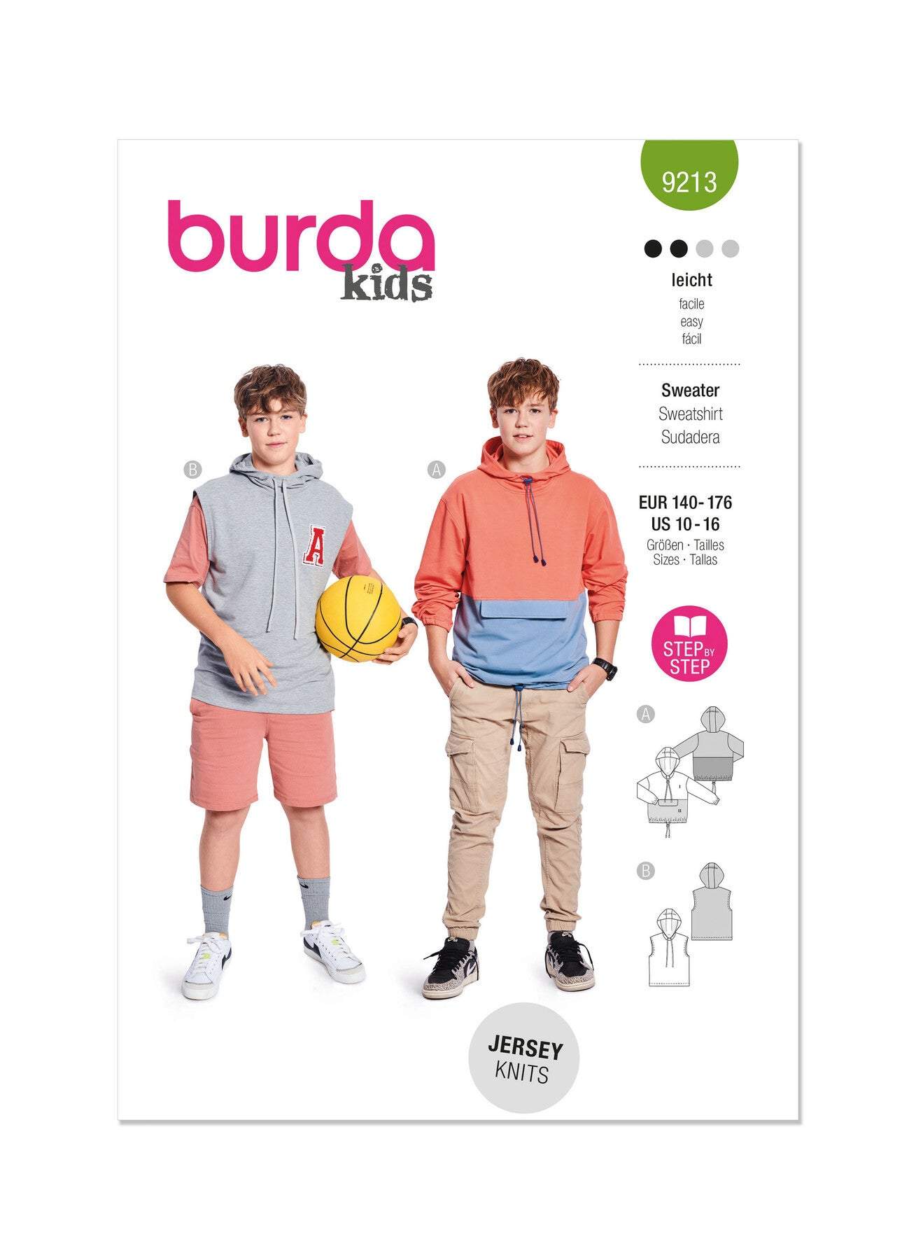 Burda - 9213 Children's Sweatshirt