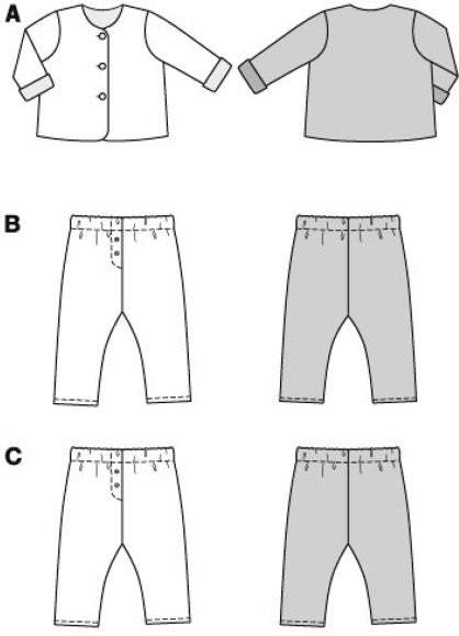 Burda - 9231 Babies' Coordinates