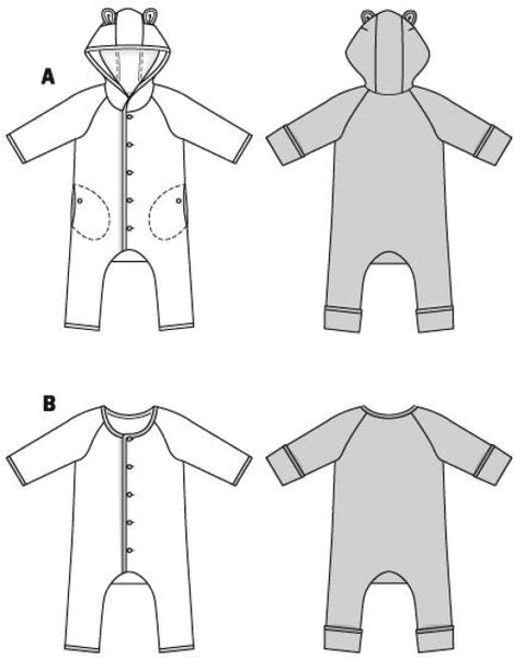 Burda - 9235 Babies' Jumpsuit