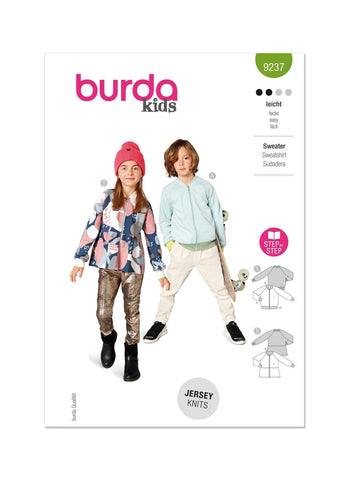 Burda - 9237 Children's Blouson Top
