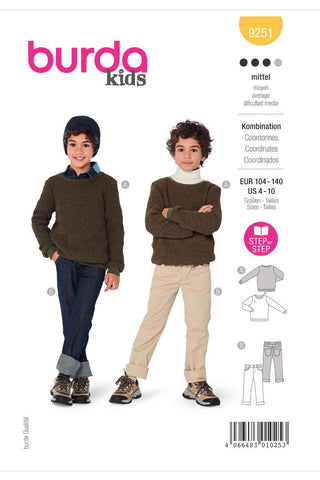 Burda - 9251 Children's Top and Pants