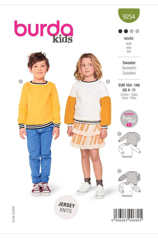 Burda - 9254 Children's Sweatshirt
