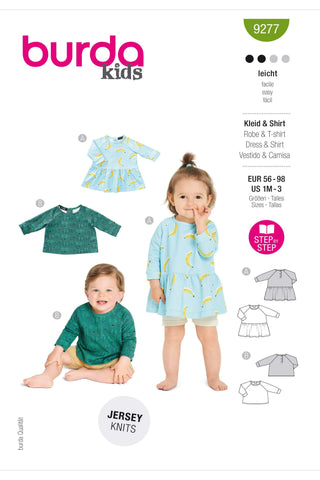 Burda - 9277 Babies' Top & Dress