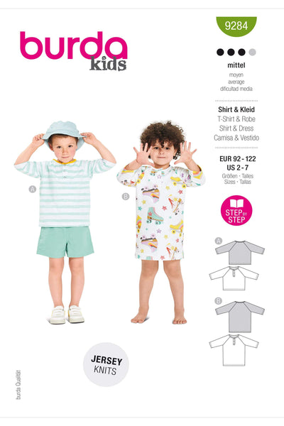 Burda - 9284 Children's Top & Dress