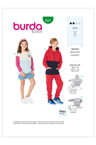 Burda - 9301 Hoodie
