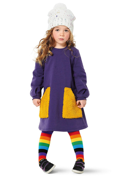 Burda - 9310 Child Dress with Pockets - Overskirt