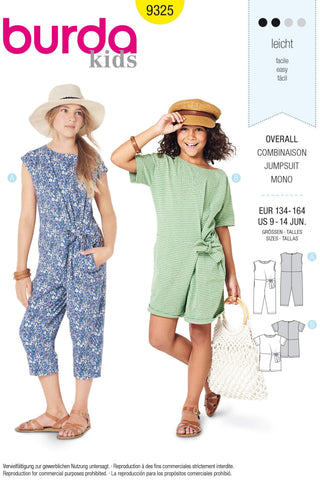 Burda - 9325 Overalls in Two Lengths