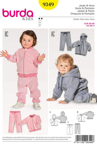 Burda - 9349 Toddler Unisex Preschool