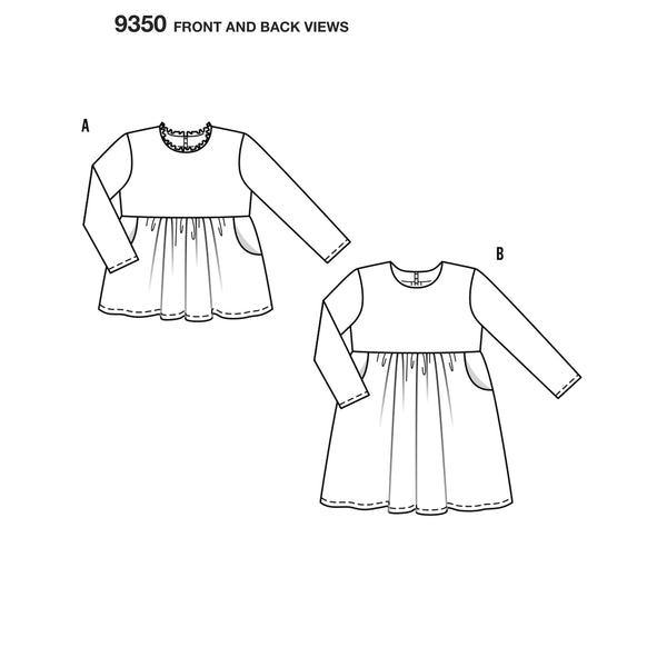 Burda - 9350 Child Dress & Top