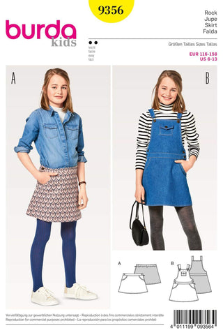 Burda - 9356 Child Girl School Age