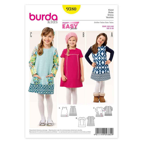Burda - 9380 Child Dress