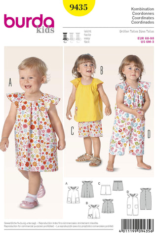 Burda - 9435 Child Coordinates