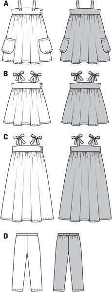 Burda - 9437 Child Coordinates