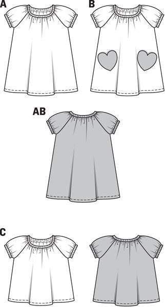 Burda - 9438 Child Dress / Top