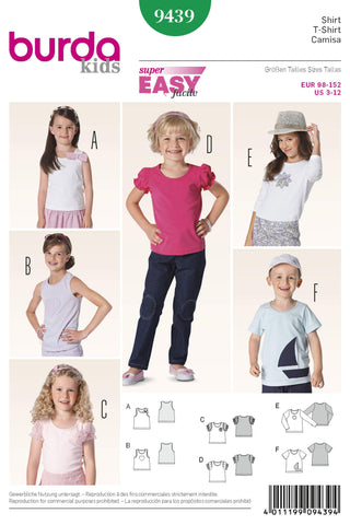 Burda - 9439 Child Top