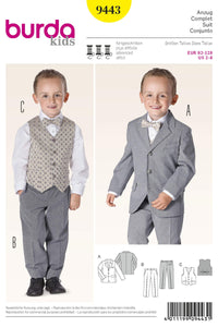 Burda - 9443 Child Suit
