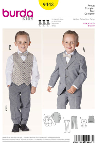 Burda - 9443 Child Suit