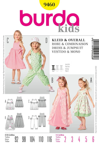 Burda - 9460 Child Dress / Jumpsuit