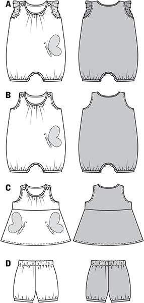 Burda - 9462 Baby Coordinates