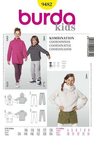 Burda - 9482 Child Coordinates