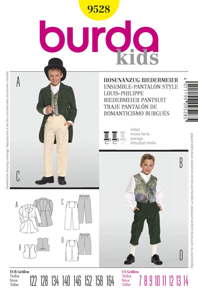 Burda - 9528 Costume Child History