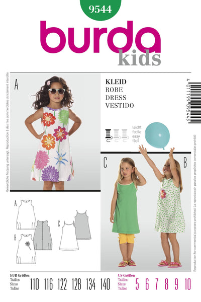 Burda - 9544 Child Dress