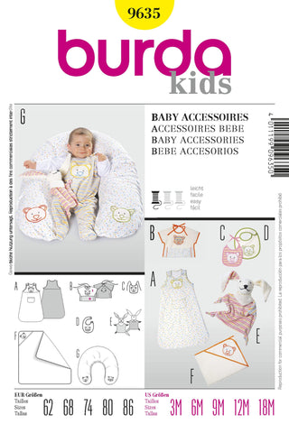 Burda - 9635 Baby Accessories