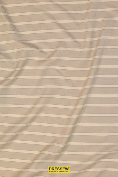 Burwood Stripe Shirting Beige / Stone