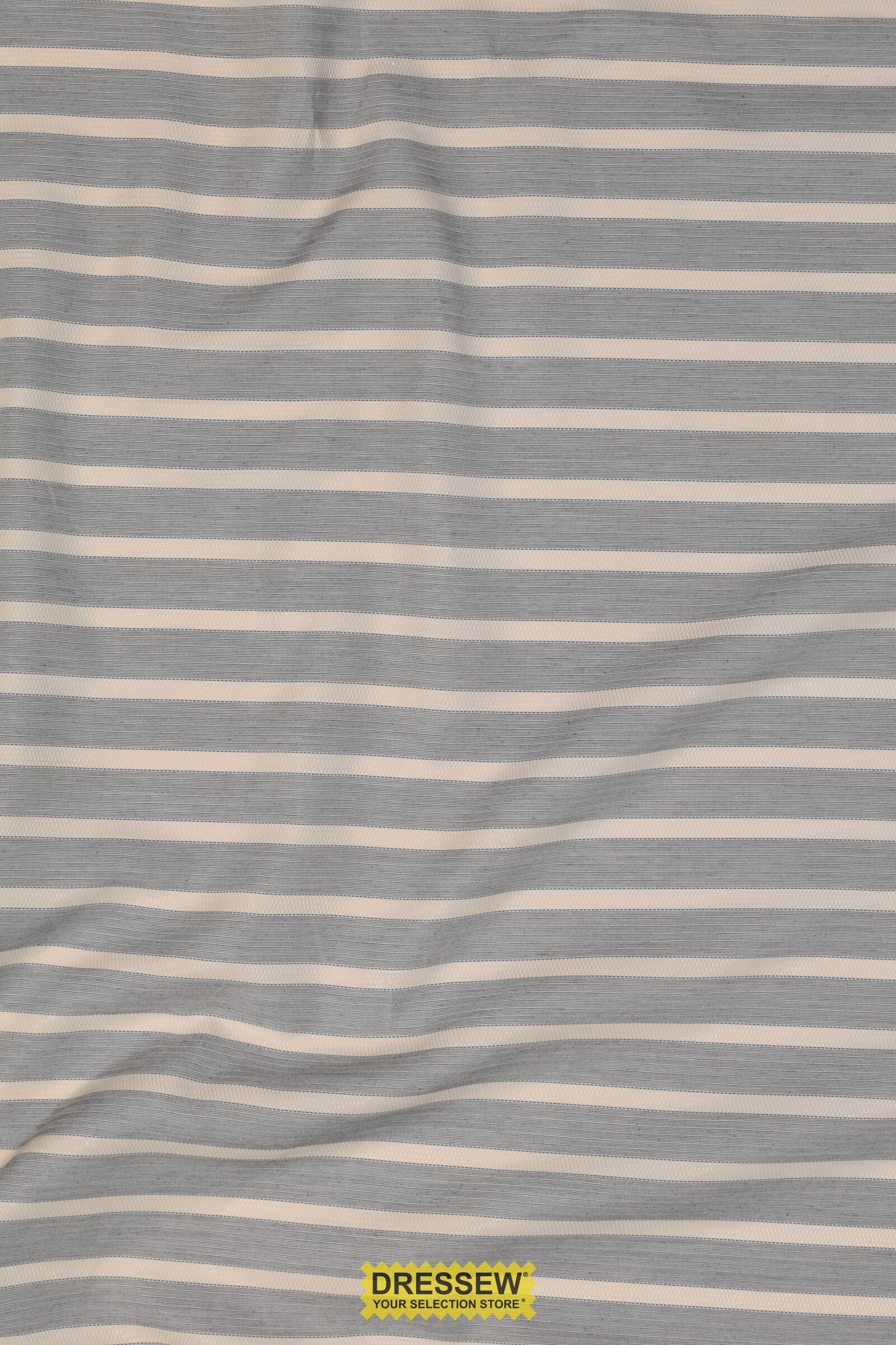 Burwood Stripe Shirting Navy / Stone