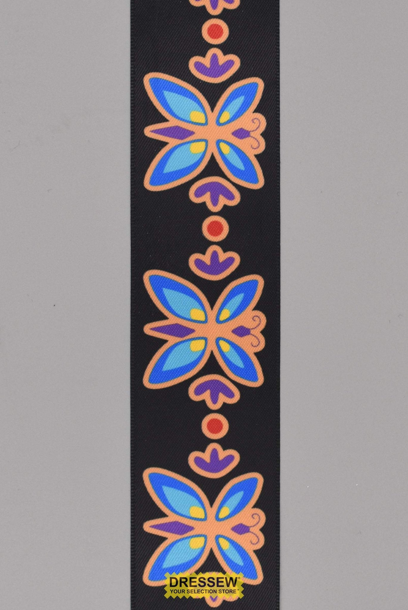 Butterfly Satin Ribbon 38mm (1-1/2") #9 Black
