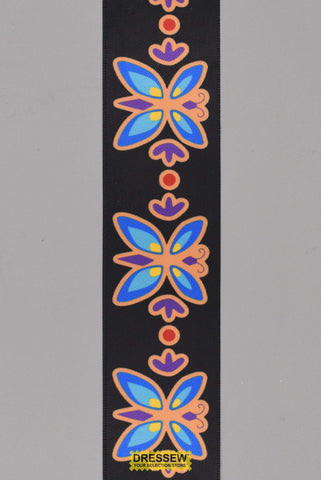 Butterfly Satin Ribbon 38mm (1-1/2") #9 Black