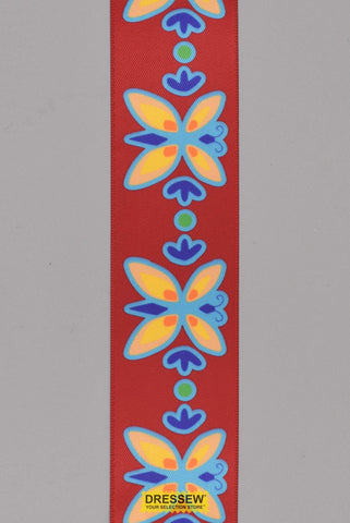 Butterfly Satin Ribbon 38mm (1-1/2") #9 Cranberry