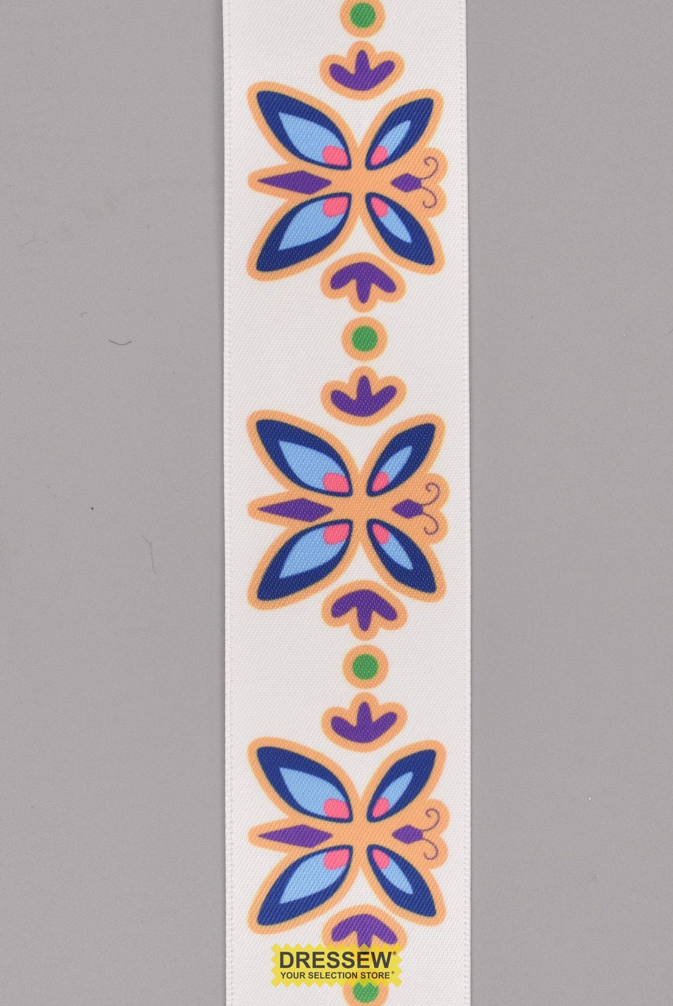Butterfly Satin Ribbon 38mm (1-1/2") #9 White