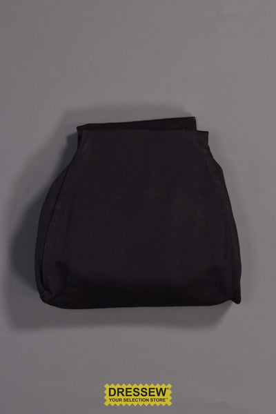 Button-On Bag Black Twill