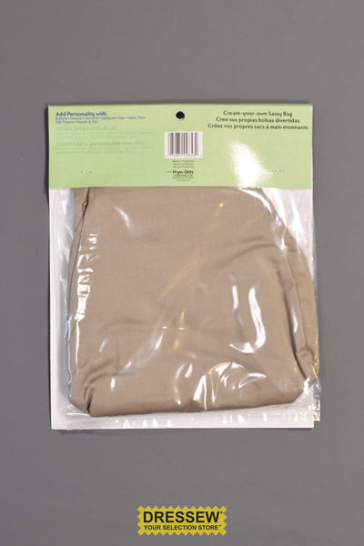 Button-On Bag Khaki Twill