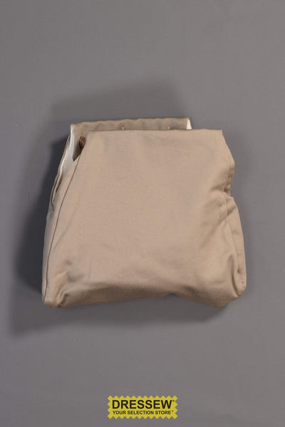 Button-On Bag Khaki Twill