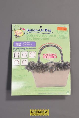 Button-On Bag Khaki Twill