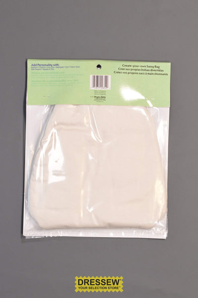 Button-On Bag Natural Twill